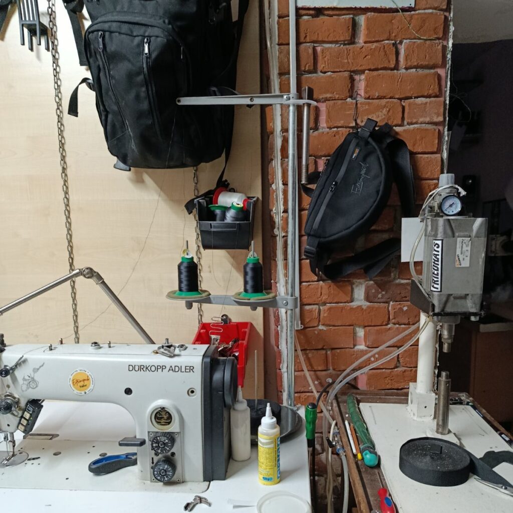 Technical sewing and small-batch manufacturing workshop